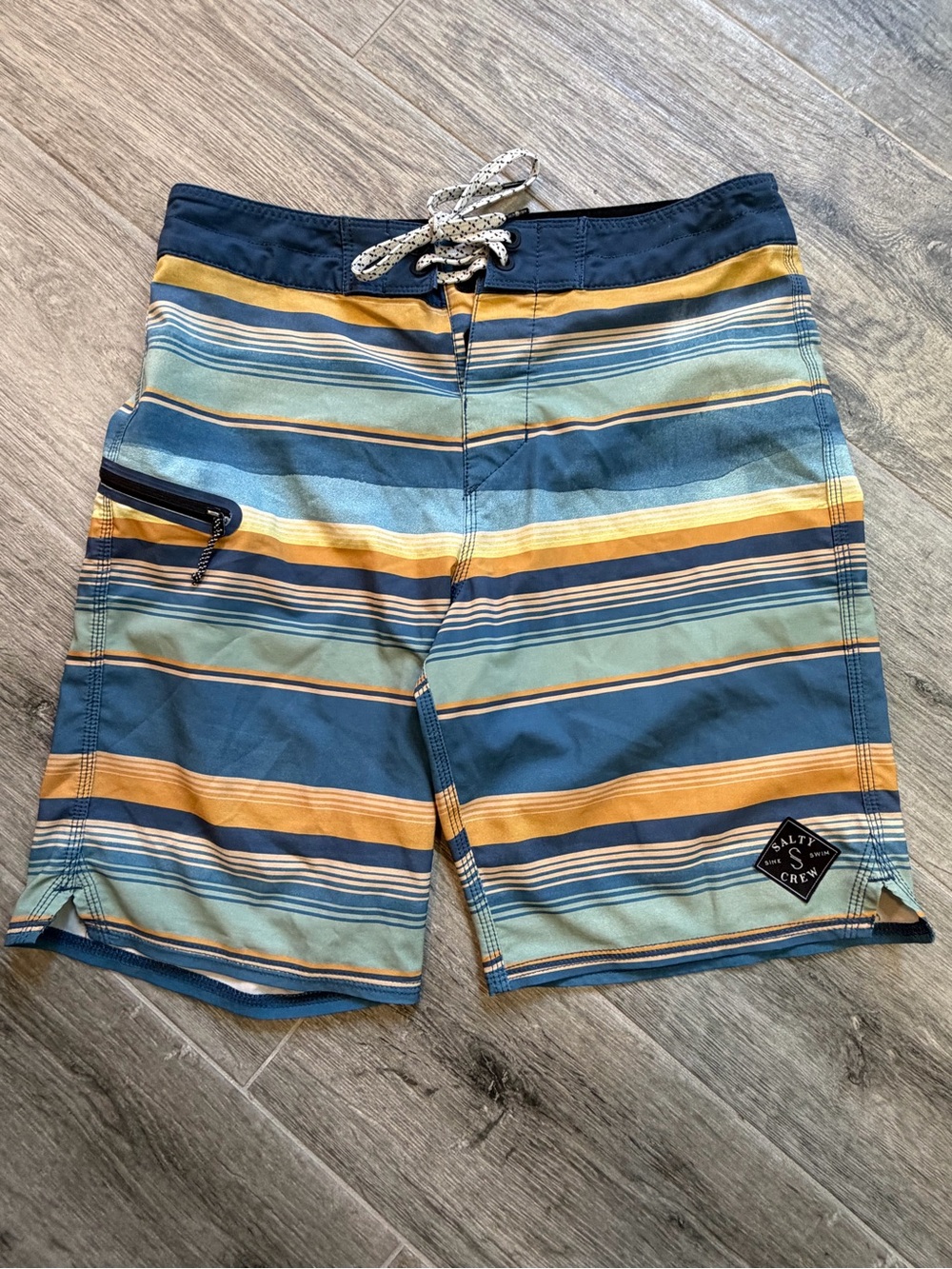 Salty Crew Dawn Patrol Boardshort Slate Men’s Size 28 Casual Swim Bathing Suit